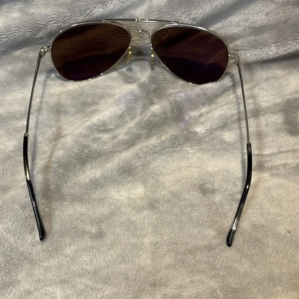 Bajio Soldado Sunglasses, Silver Gloss Frame, Rose Mirror Polycarbonate Lens Cas